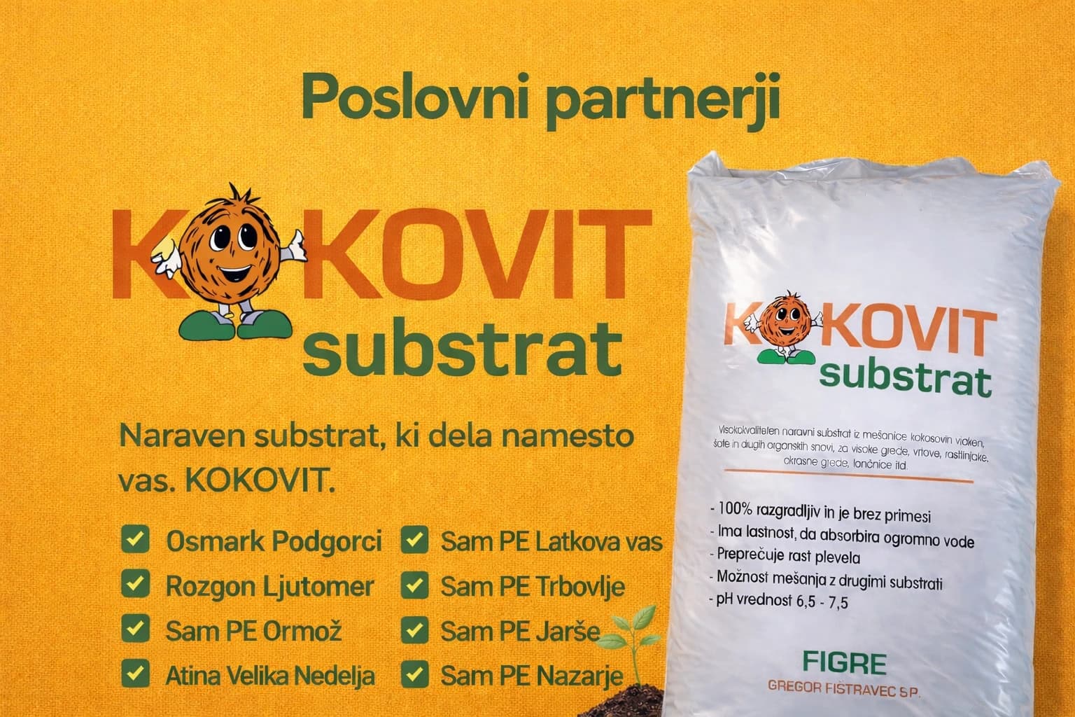 Poslovni partnerji - Kokovit